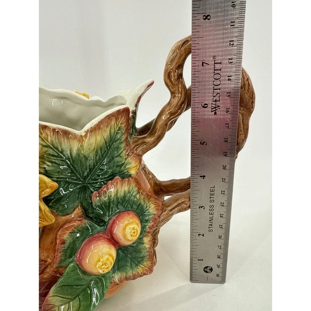 Fitz and Floyd Classics‎ Pumpkin Harvest Pitcher Creamer Autumn Splendor